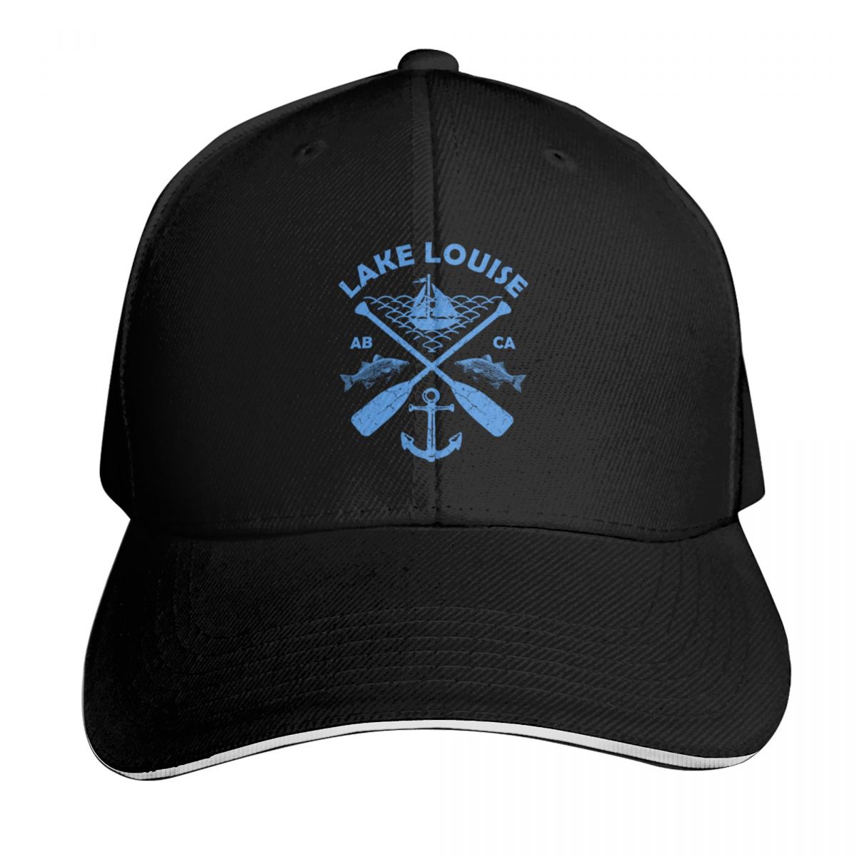 Outdoor Adventure Brands - เลค ลูอิส อัลเบอร์ตา แคนาดา หมวกเบสบอลแบบ Snapback