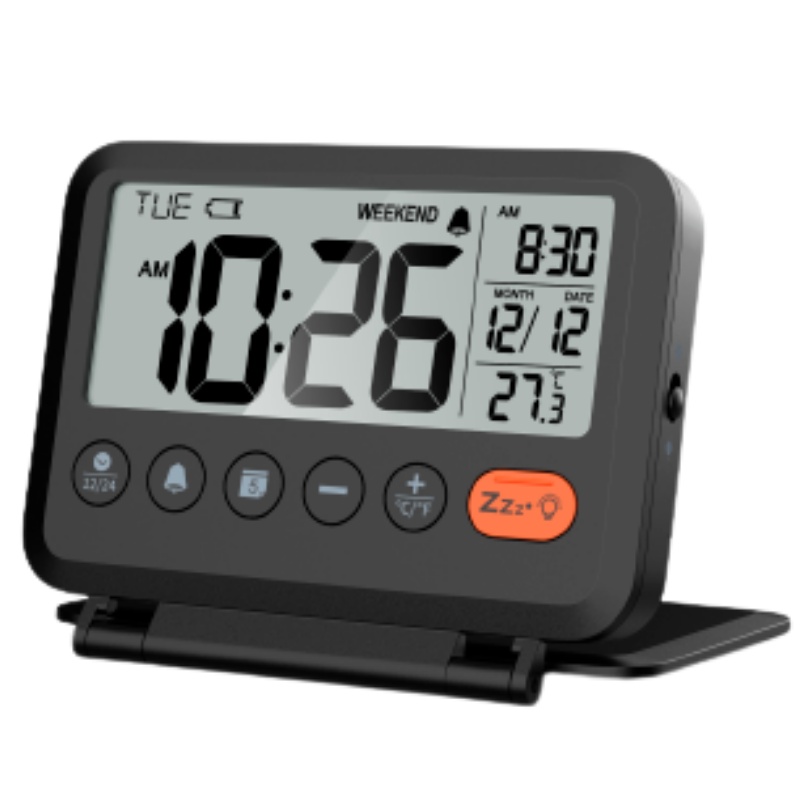 Outdoor Adventure Watches - NOKLEAD บ้านดิจิตอล LCD เครื่องวัดอุณหภูมินาฬิกาพับ Mini Travel