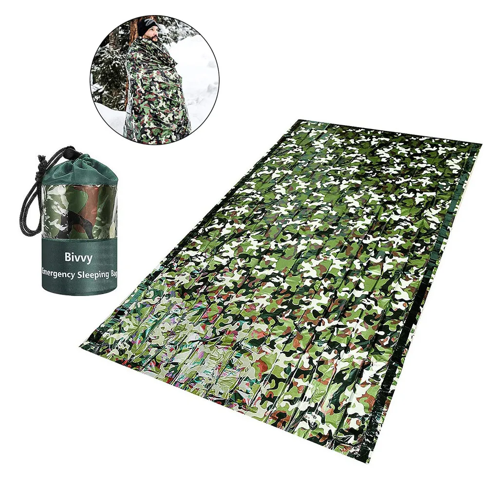 ถุงนอนฉุกเฉิน PE ลายพรางกันน้ำ - Outdoor Adventure Kit บทวิจารณ์และราคา
