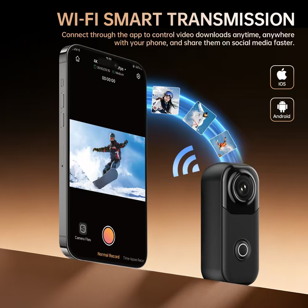 กล้องแอคชั่นขนาดเล็ก 4K แบบแฮน - Outdoor Adventure Video บทวิจารณ์และราคา