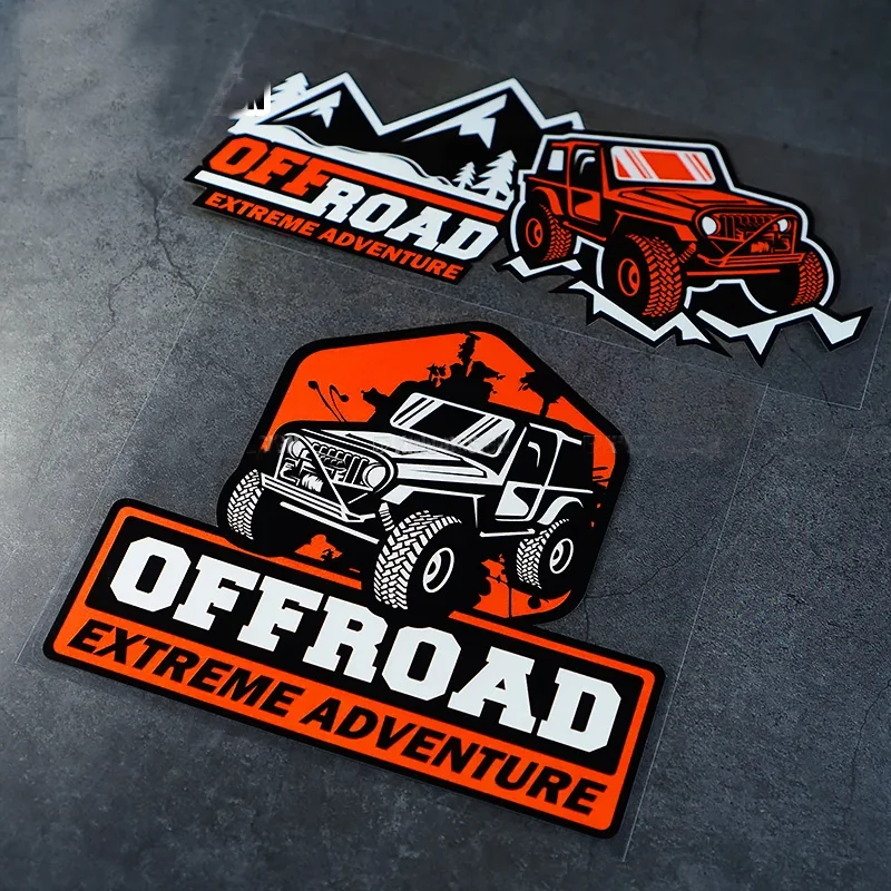 สติ๊กเกอร์ติดรถยนต์สำหรับการผจ - Outdoor Adventure Jeep บทวิจารณ์และราคา