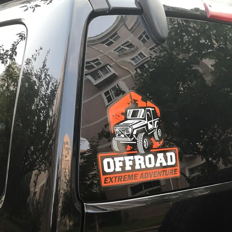 สติ๊กเกอร์ติดรถยนต์สำหรับการผจ - Outdoor Adventure Jeep บทวิจารณ์และราคา
