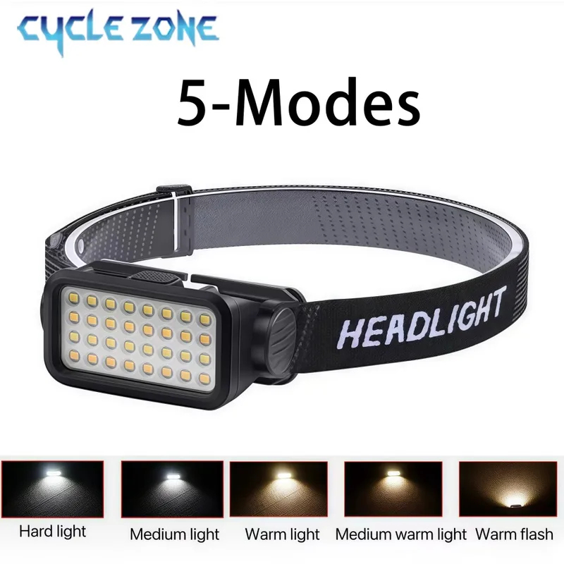 ไฟหน้าแบบชาร์จไฟได้พร้อมไฟ LED - Outdoor Adventure At บทวิจารณ์และราคา