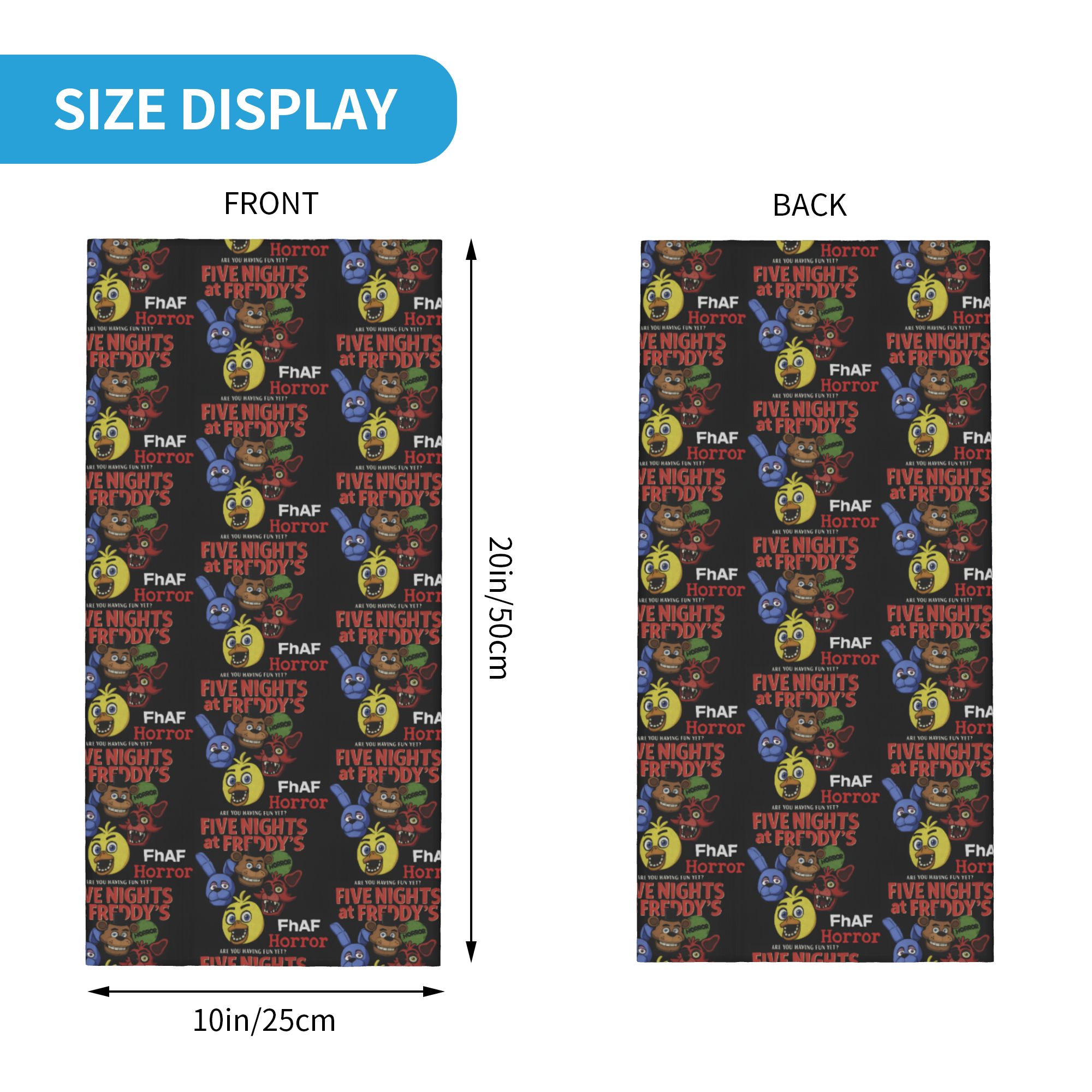 ผ้าพันคอแบบมีฮู้ดลาย FNAF At F - Outdoor Adventure At บทวิจารณ์และราคา