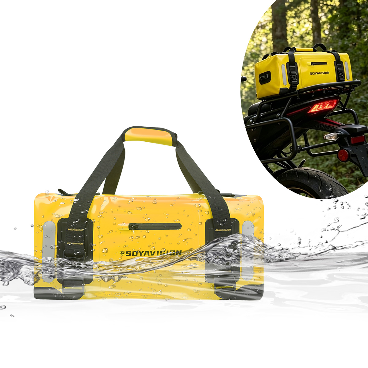 กระเป๋าท้ายมอเตอร์ไซค์กันน้ำ ข - Outdoor Adventure Kit บทวิจารณ์และราคา