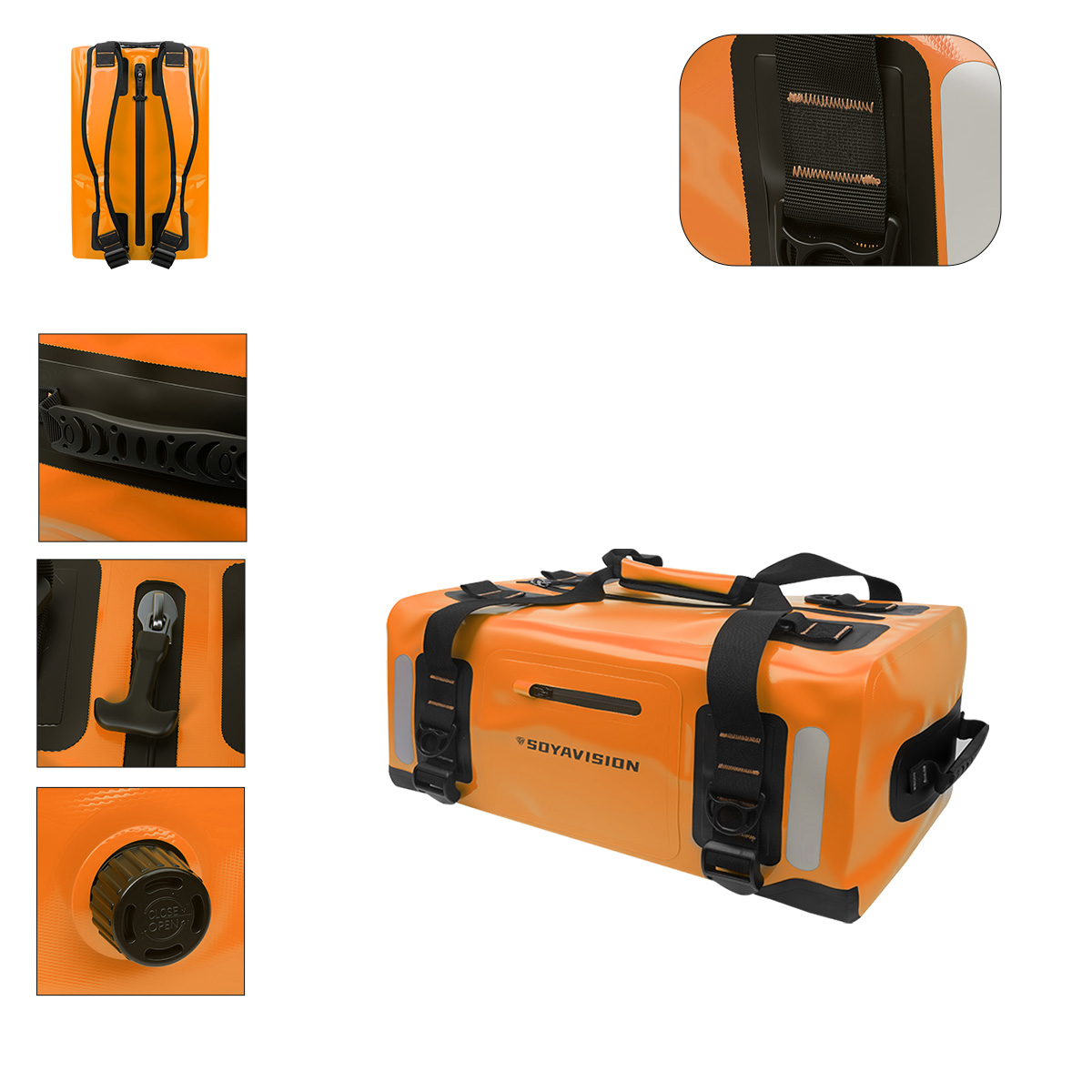 กระเป๋าท้ายมอเตอร์ไซค์กันน้ำ ข - Outdoor Adventure Kit บทวิจารณ์และราคา