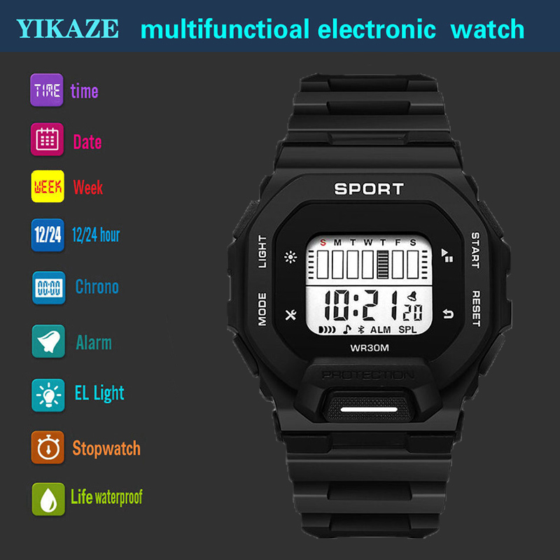 YIKAZE ผู้ชายกีฬานาฬิกากันน้ํา - Outdoor Adventure Watches บทวิจารณ์และราคา