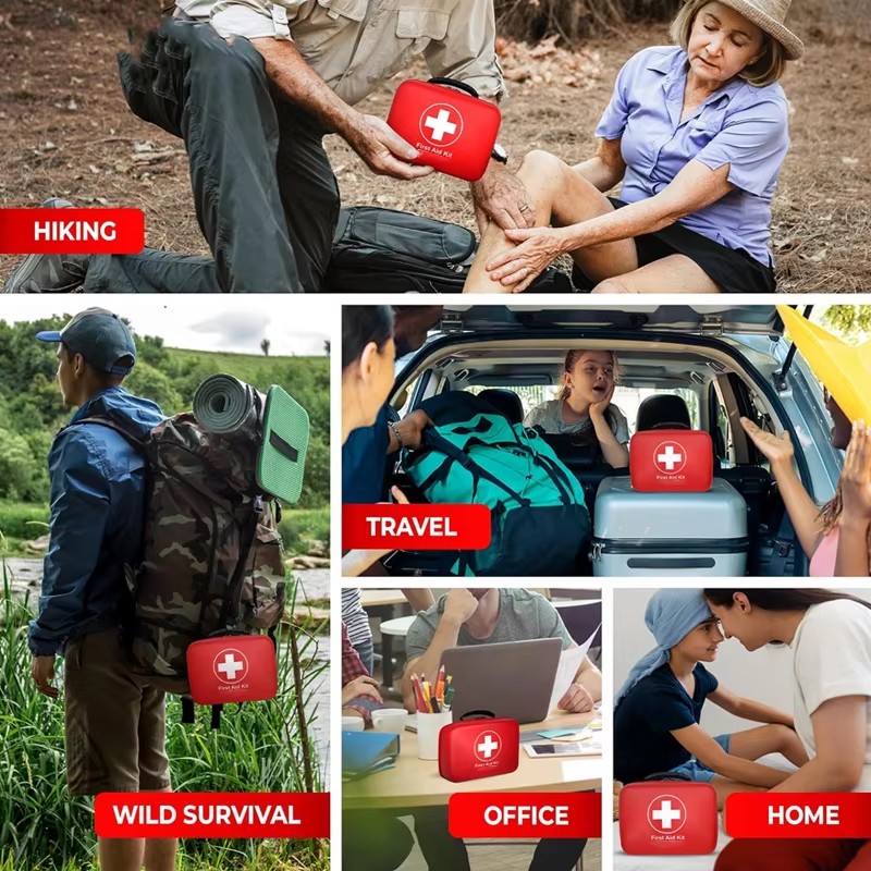 ชุดปฐมพยาบาลแบบพกพาสำหรับการผจ - Outdoor Adventure Kit บทวิจารณ์และราคา
