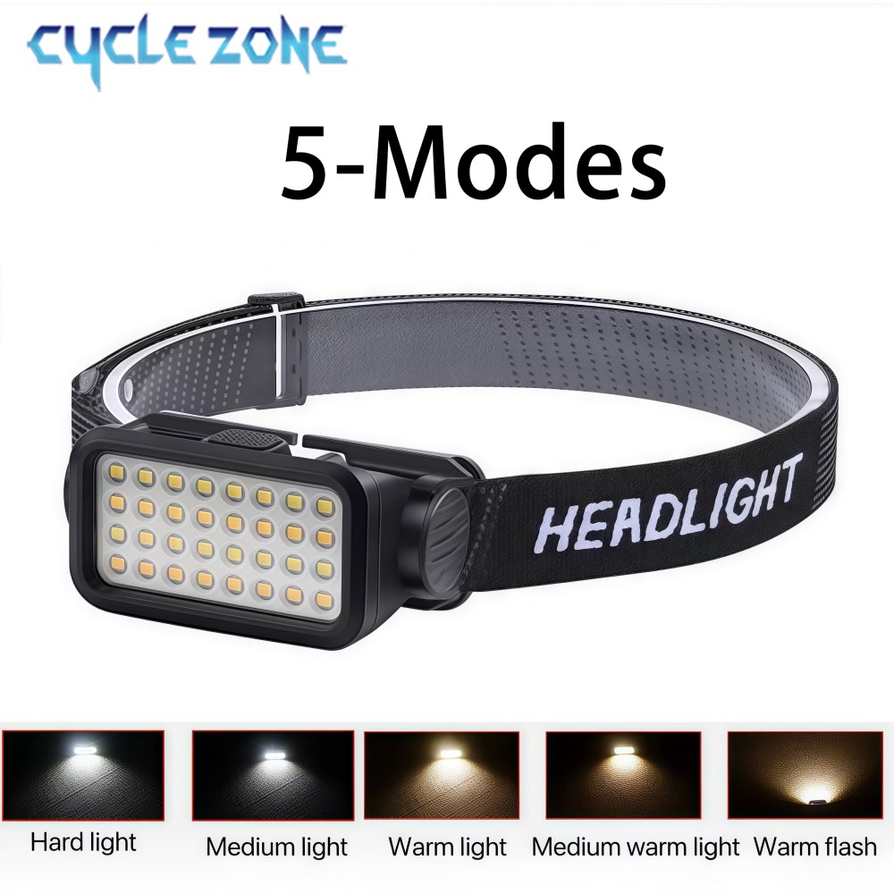 ไฟหน้าแบบชาร์จไฟได้พร้อม 32 LE - Outdoor Adventure At บทวิจารณ์และราคา