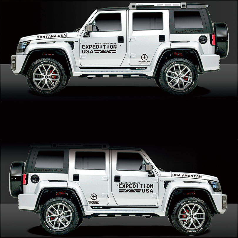 สติ๊กเกอร์ติดรถยนต์ลายภูเขา สำ - Outdoor Adventure Jeep บทวิจารณ์และราคา
