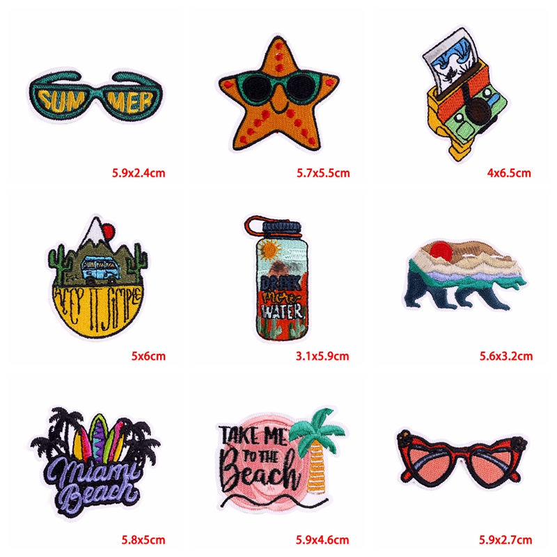 10PCS เหล็กบนแพทช์กลางแจ้งเย็บ - Outdoor Adventure Show บทวิจารณ์และราคา