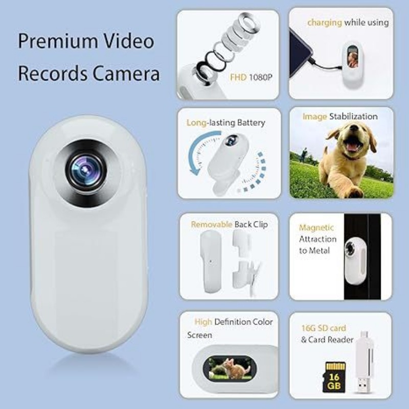 กล้องคอสัตว์เลี้ยง-กล้อง HD กั - Outdoor Adventure Video บทวิจารณ์และราคา