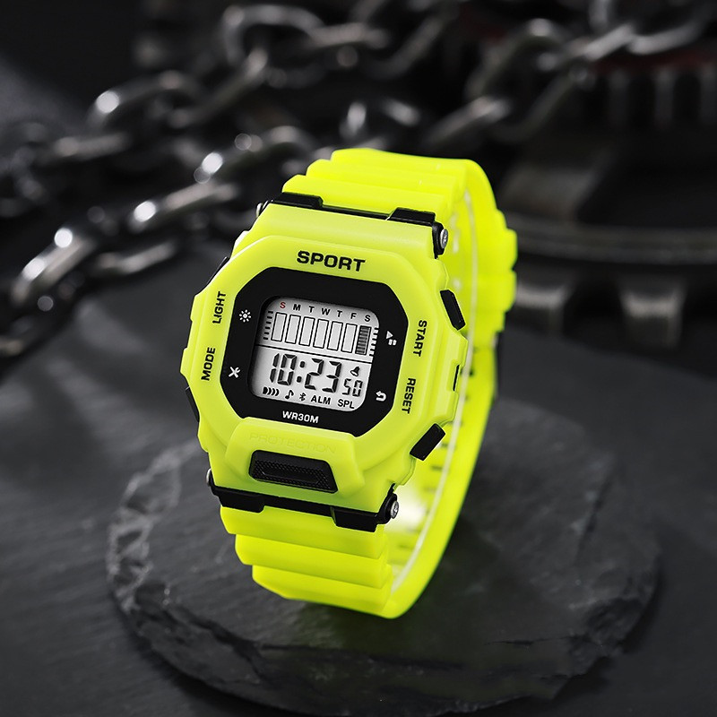 ผู้ชายกีฬานาฬิกากันน้ํา LED นา - Outdoor Adventure Sports บทวิจารณ์และราคา