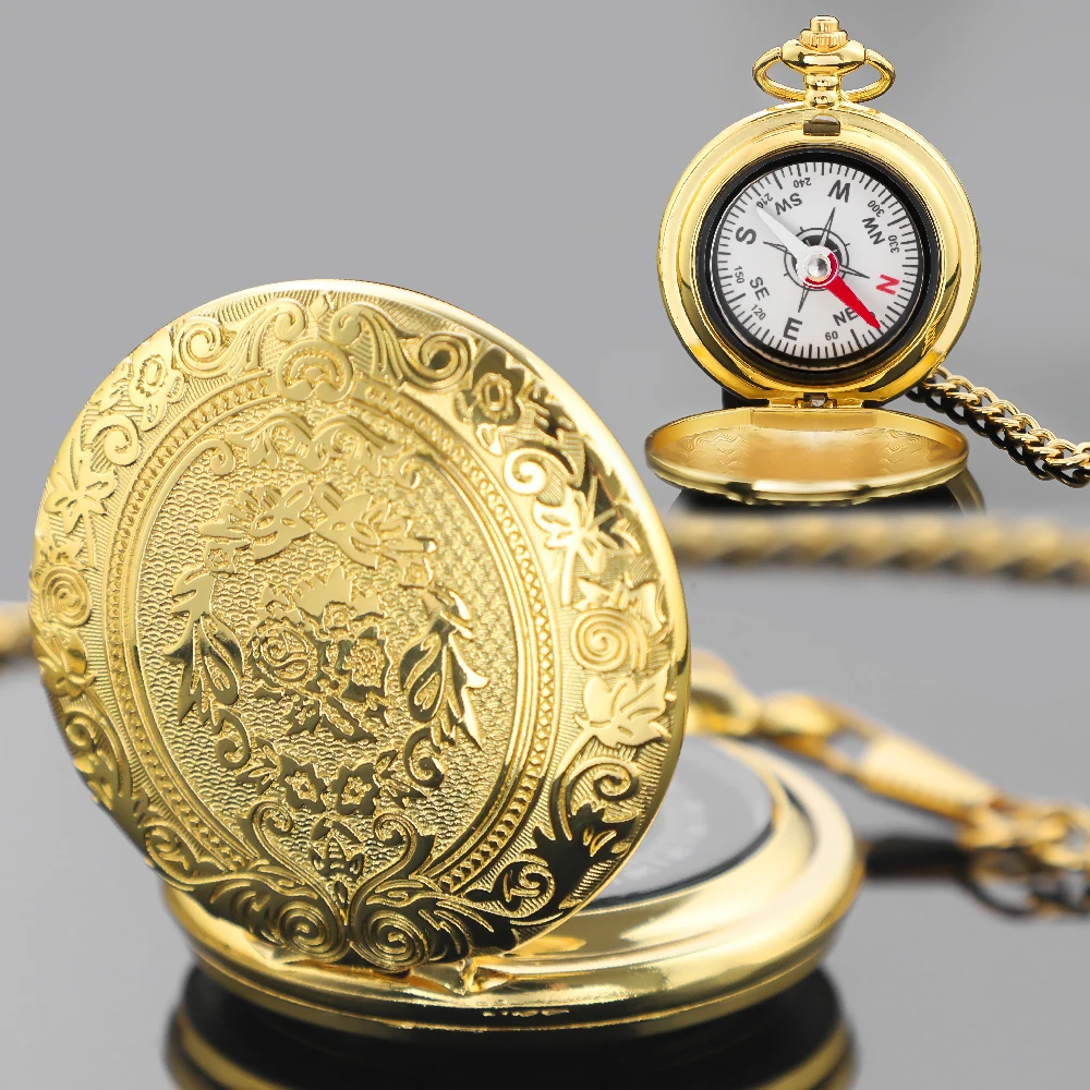 Retro Golden Design เข็มทิศนาฬ - Outdoor Adventure Watches บทวิจารณ์และราคา